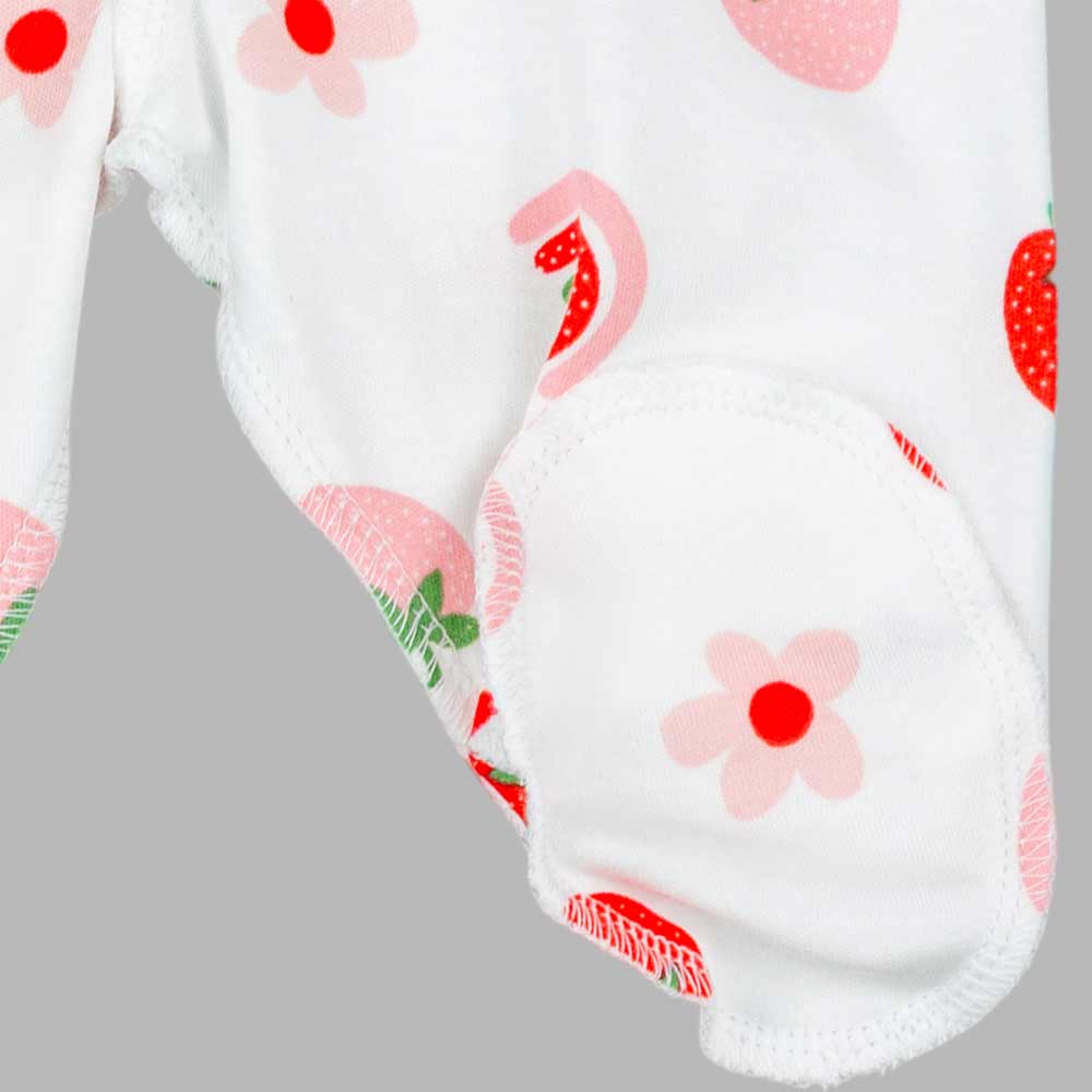 Ползунки Клубничка Чуди Кидс 454125-14 белый
