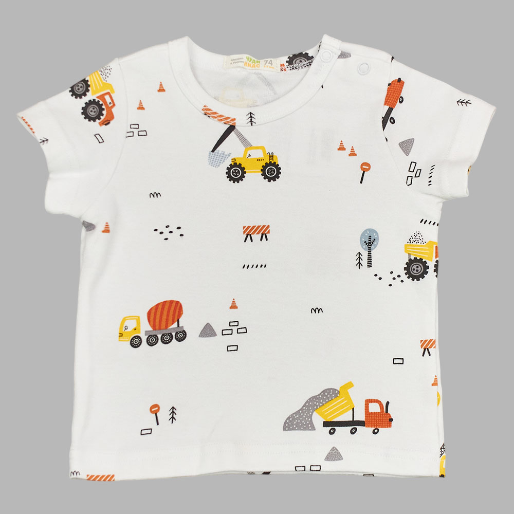 Футболка Техника Чуди Кидс 318125-4 белый